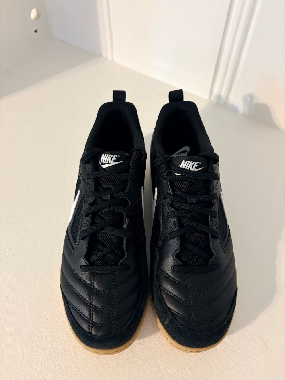 Nike Black Sneakers with Gum Outsole
